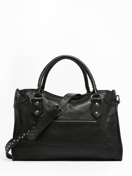 Handbag Leather Basilic pepper Black glam BGLA22 other view 5