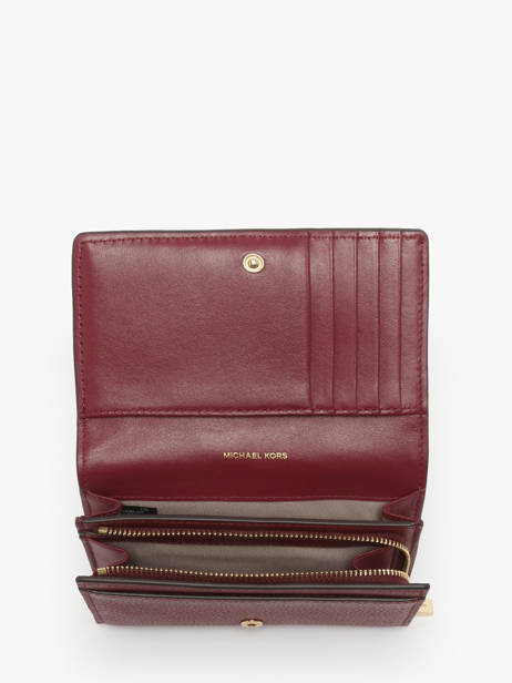 Wallet Leather Michael kors Red jet set T5GJ6D9L other view 1