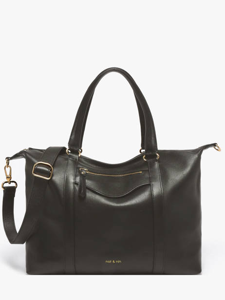 Sac Porté épaule Vintage Cuir Nat et nin Marron vintage THYLANE