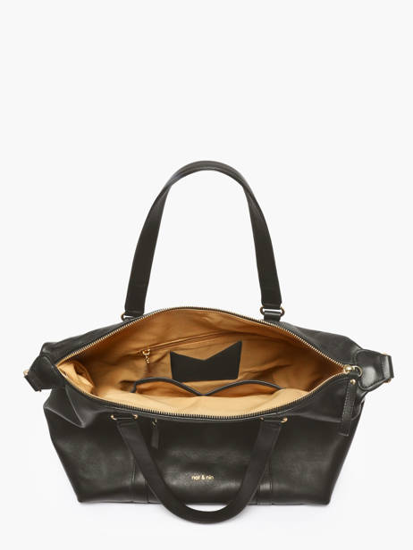 Sac Porté épaule Vintage Cuir Nat et nin Marron vintage THYLANE vue secondaire 2