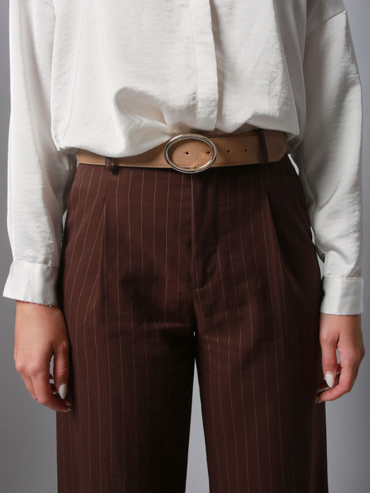 Longchamp Le foulonné Ceinture Marron