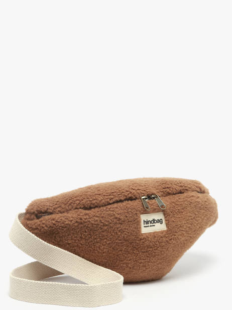 Sac Banane Hindbag Marron teddy TE vue secondaire 1