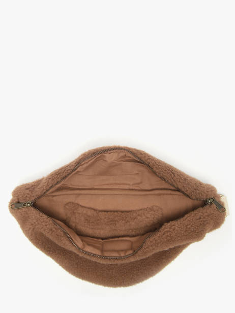 Sac Banane Hindbag Marron teddy TE vue secondaire 3