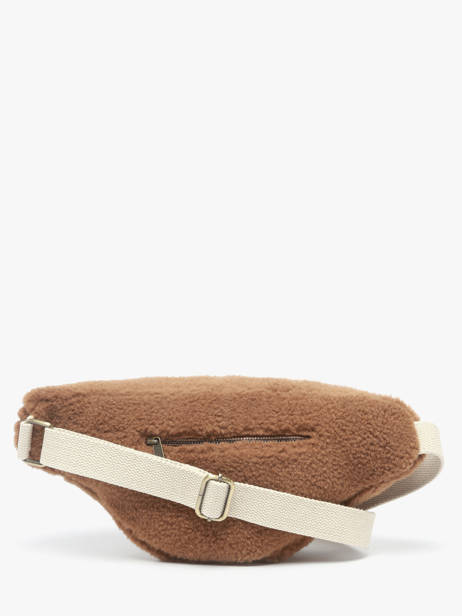 Sac Banane Hindbag Marron teddy TE vue secondaire 4