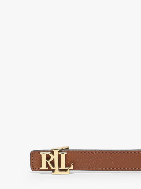 Ceinture Femme Réversible S 20 En Cuir Saffiano Lauren ralph lauren Marron elmswood 12974560 vue secondaire 1