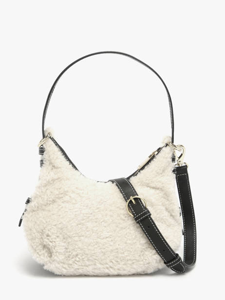 Sac Bandoulière Sam Cuir Et Mouton Nathan baume Beige vogue S vue secondaire 3