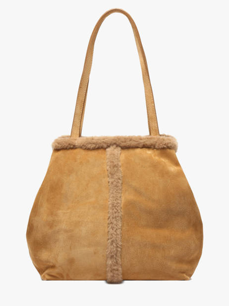 Sac Porté épaule Cabas Cuir Vanessa bruno Beige cabas 10V40873 vue secondaire 3