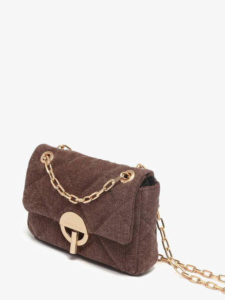 Sac Bandoulière Moon Lin Vanessa bruno Marron moon 70V40326 vue secondaire 1