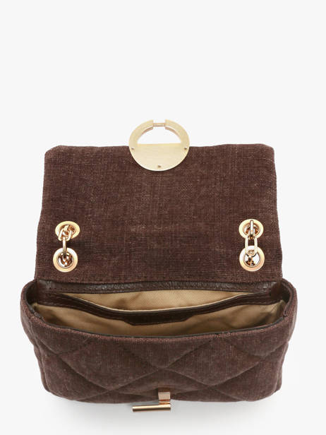 Sac Bandoulière Moon Lin Vanessa bruno Marron moon 70V40326 vue secondaire 2