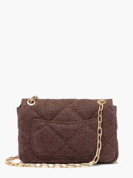 Sac Bandoulière Moon Lin Vanessa bruno Marron moon 70V40326 vue secondaire 3