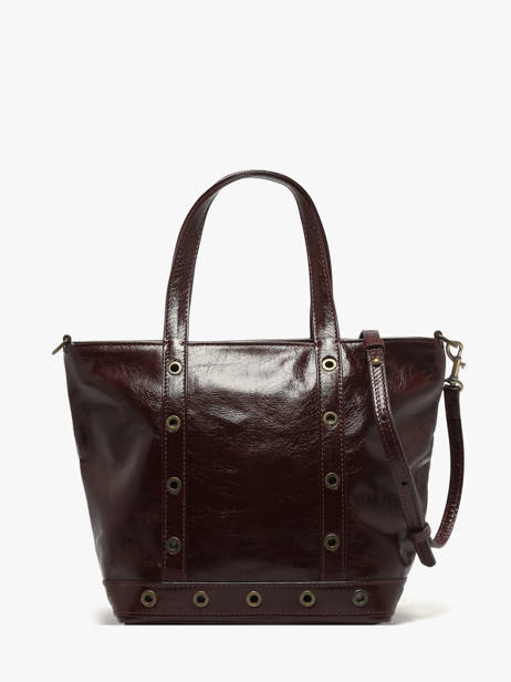 Satchel Cabas Cuir Leather Vanessa bruno Red cabas cuir 82V40435 other view 3