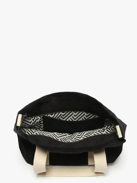 Satchel Best Seller Cotton Hindbag Black best seller LOUISE other view 2