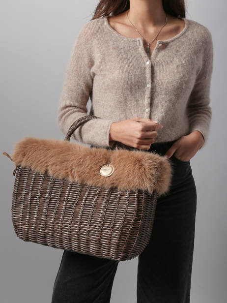 Cabas Doudou Le voyage en panier Marron doudou L vue secondaire 1