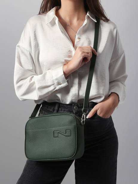 Leather N City Leuven Crossbody Bag Nathan baume Green n city 7 other view 1