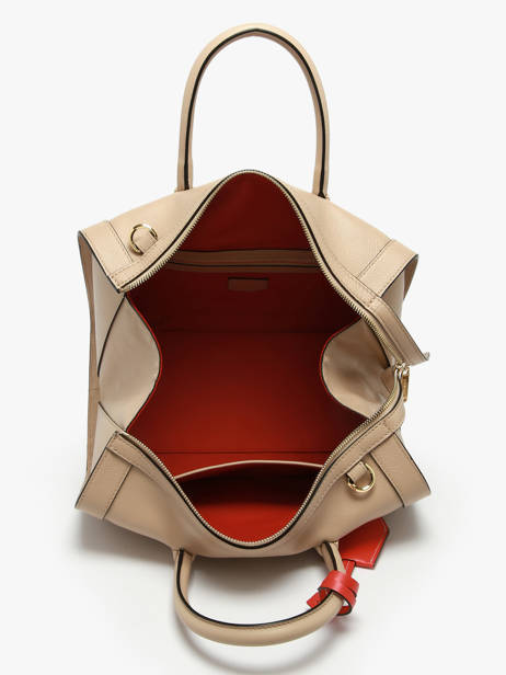 Medium Leather Bcbg Bowling Bag Lancel Beige bcbg A13690 other view 3