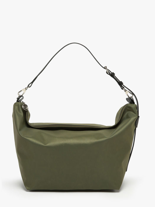 Longchamp Besace longchamp toile Hobo bag Green