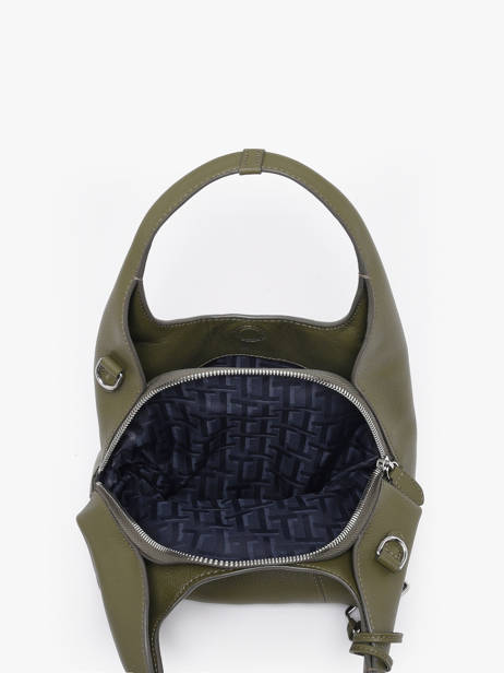 Small Leather Juliette Satchel Le tanneur Green juliette TJET1000 other view 2