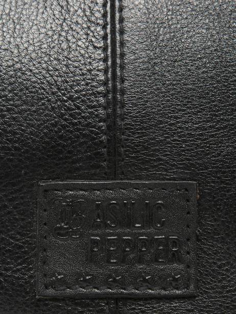 Sac Bandoulière Dakota Eyelet Cuir Basilic pepper Noir dakota eyelet BDAE72 vue secondaire 4