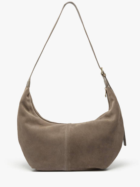 Shoulder Bag Velvet Caviar Leather Milano Beige velvet caviar VC25091 other view 4