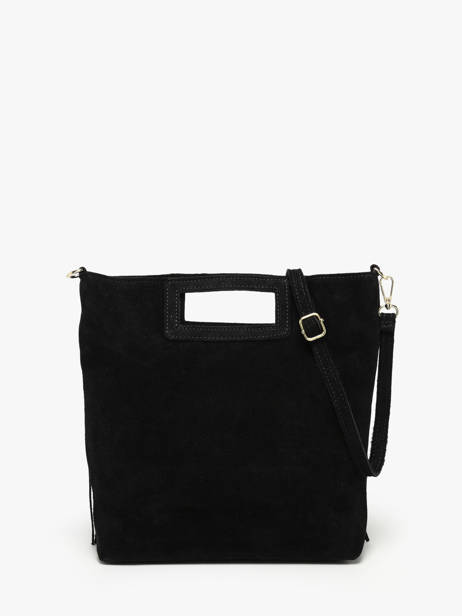 Shoulder Bag Velvet Milano Black velvet VE25091 other view 4