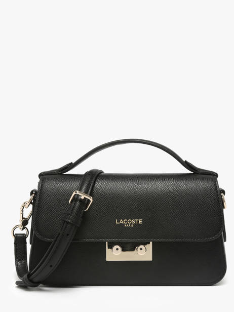 Crossbody Bag Champs Elysee Leather Lacoste Black champs elysee NF5099PH