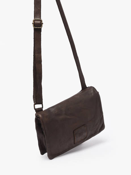 Sac Bandoulière Heritage Cuir Biba Marron heritage BT33 vue secondaire 2