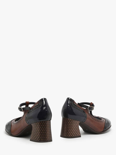 Heeled Derby Shoes Dacy In Leather Dorking Multicolor women D9618 other view 2