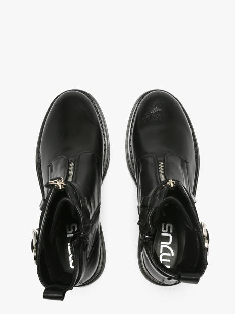 Boots In Leather Mjus Black women L97202 other view 3