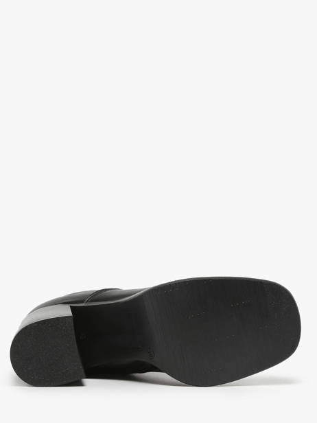 Heeled Boots In Leather Mjus Black women P96212 other view 5