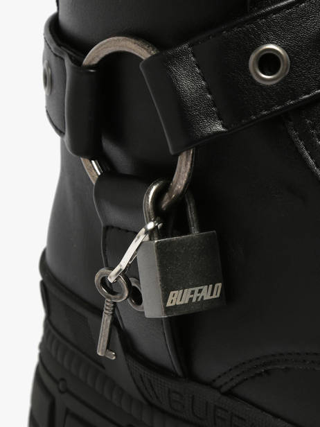 Heeled Boots Buffalo Black women 1270131 other view 3