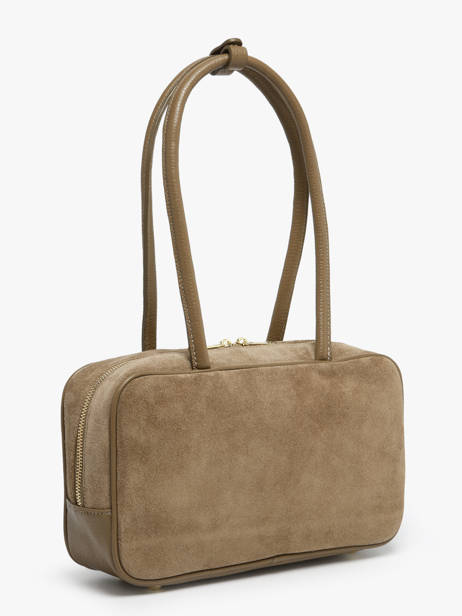 Shoulder Bag Velvet Caviar Milano Brown velvet caviar VC25093 other view 2