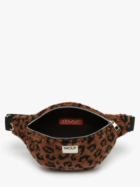 Belt Bag Wouf Brown teddy BW250030 other view 2