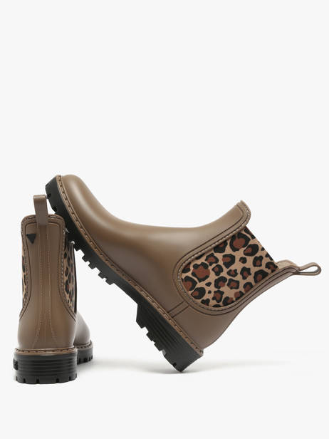 Rain Boots Verbenas Beige women 60020598 other view 2