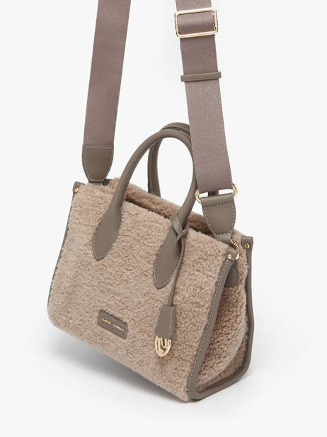 Satchel Sherpa David jones Brown sherpa CM7667 other view 1