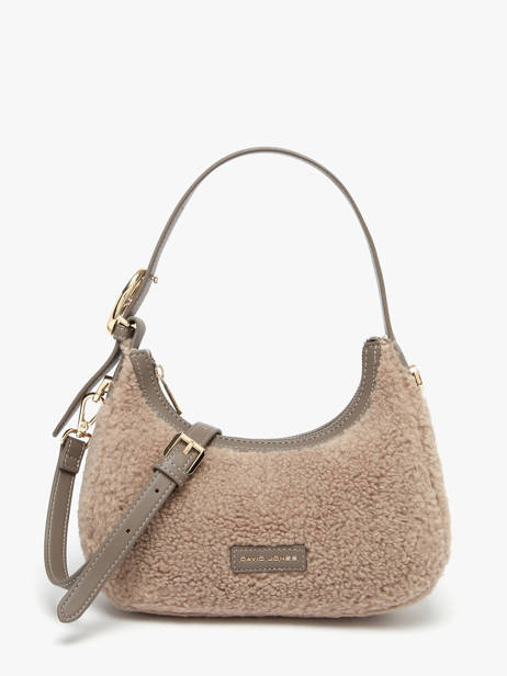 Sac Porté épaule Sherpa David jones Marron sherpa CM7668