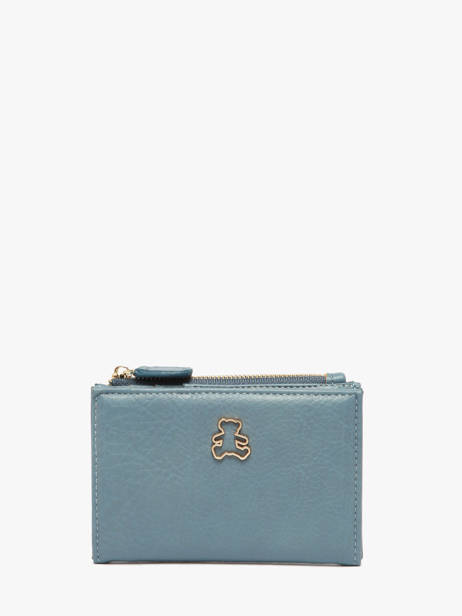 Wallet Zip Lulu castagnette Blue zip CAPOR036