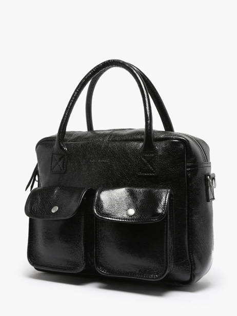 Leather Le Dandy Éclipse Satchel Paul marius Black eclipse DANDYECL other view 2