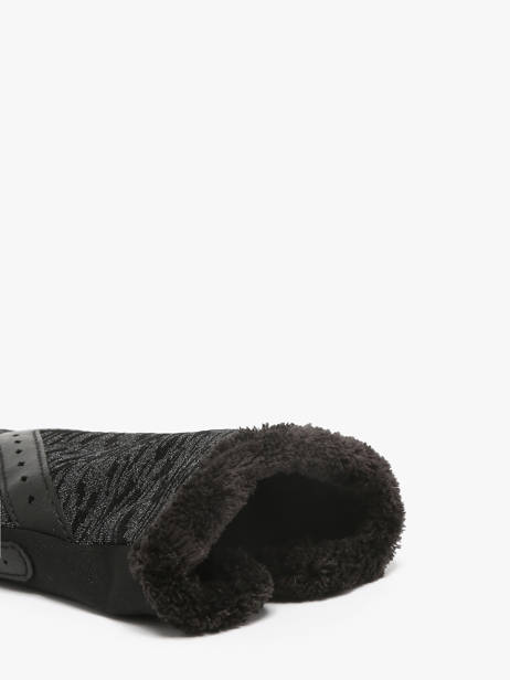 Gloves Isotoner Black women gloves 85304 other view 1