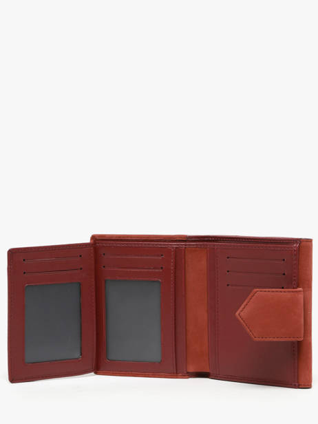 Wallet Leather Yves renard Orange nubuck 26682 other view 2
