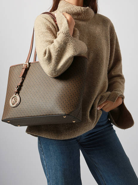 Shoulder Bag Cr Miniprix Brown cr G922719A other view 1