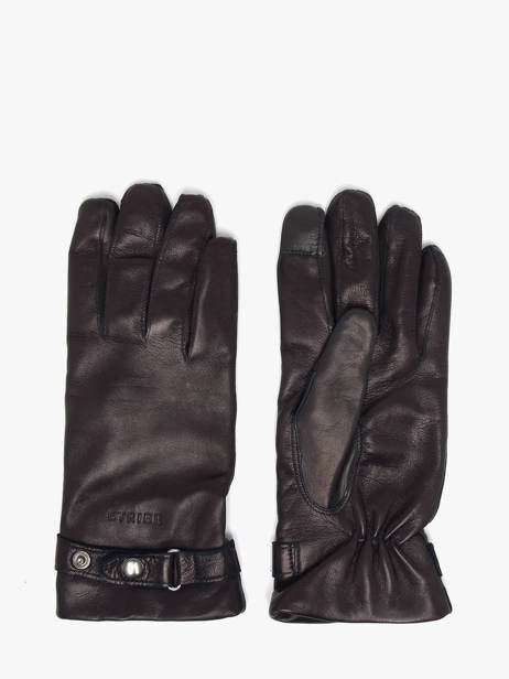 Men's Leather Gloves Etrier Blue accessoires EGLO603G
