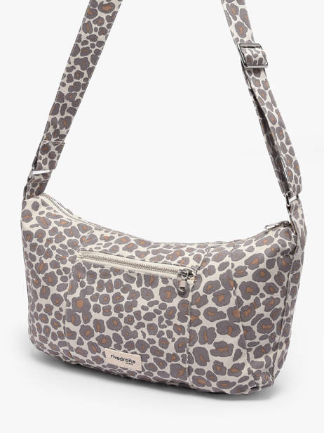 Shoulder Bag Into The Wild Cotton Rivedroite Gray into the wild MCHARINT other view 1