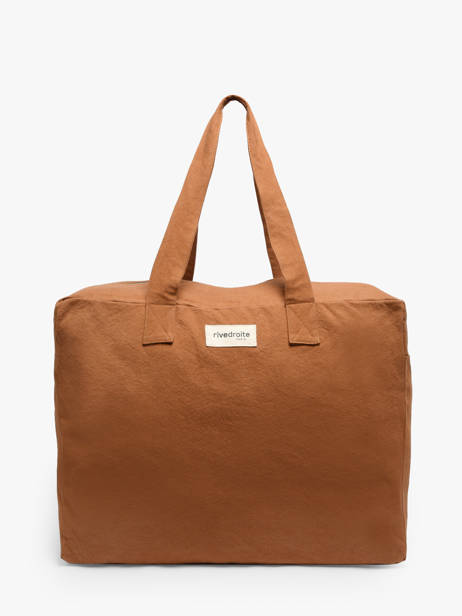 Shoulder Bag Timeless Cotton Rivedroite Brown timeless ELZEVTIM