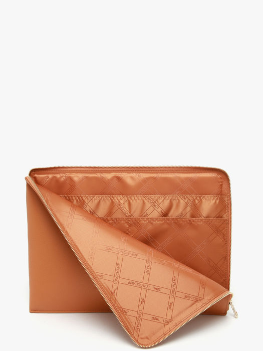 Longchamp Le foulonné Passport cover Brown