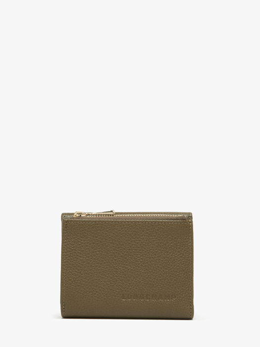 Longchamp Le foulonné Wallet Green