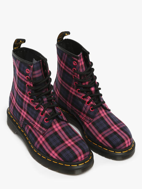 Boots 1460 In Leather Dr martens Pink women 41969650 other view 1