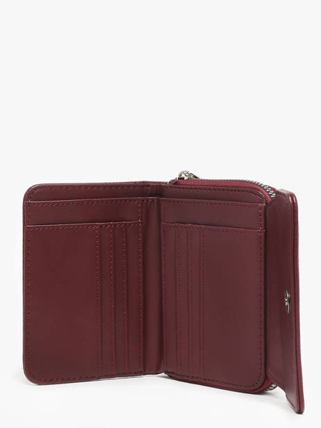 Compact Zip Wallet Classic Miniprix Red grained H6012 other view 1