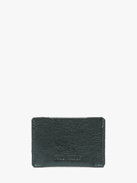 Leather Gabin Minuit Card Holder Paul marius Green minuit GABINMIN