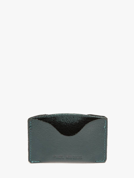 Leather Gabin Minuit Card Holder Paul marius Green minuit GABINMIN other view 1