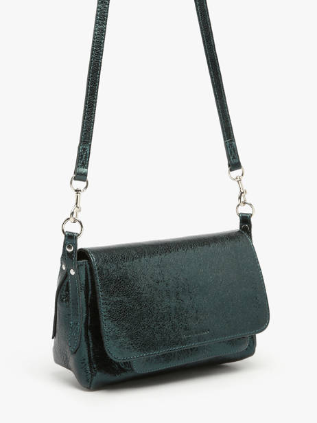 Shoulder Bag Minuit Leather Paul marius Green minuit DIANSMIN other view 1